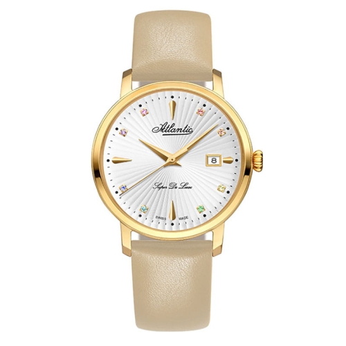 Zegarek Atlantic Super De Luxe Precious Stones 293554529LCM