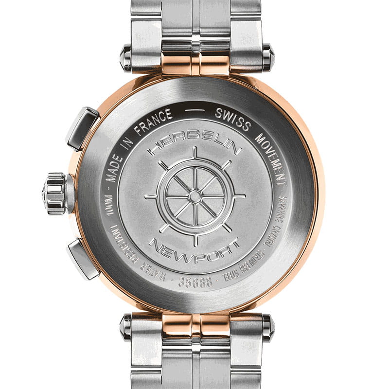 Michel Herbelin Newport Chrono Lady 35688BTR19 Twoje Zegarki