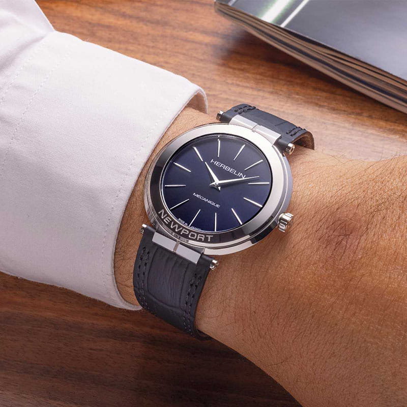 Michel Herbelin Newport Slim Mechanical 1222AP15 Twoje Zegarki