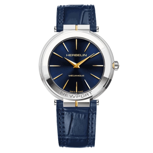 Zegarek Michel Herbelin Newport Slim Mechanical 1222T15BL