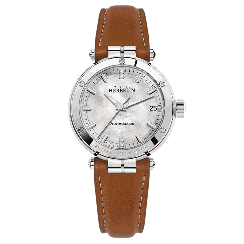 Michel Herbelon Newport Automatic Lady 165889GO Twoje Zegarki