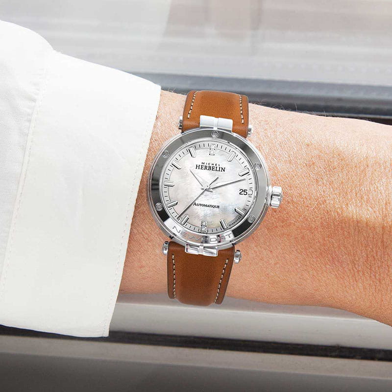 Michel Herbelon Newport Automatic Lady 165889GO Twoje Zegarki