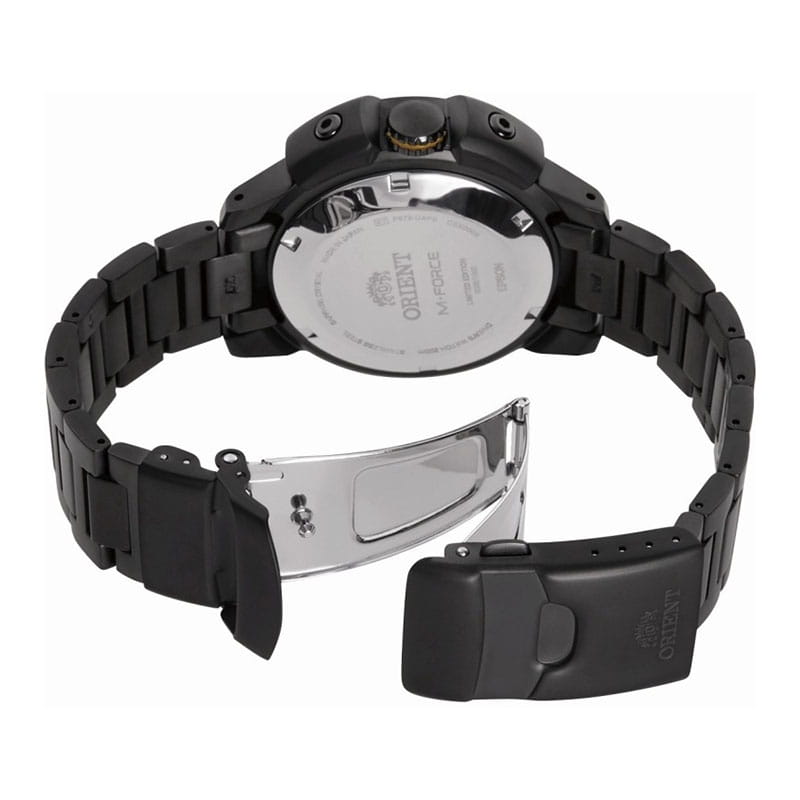 Orient M-Force Raikou Limited Edition RA-AC0L06B00B - zapięcie motylkowe stalowej bransolety