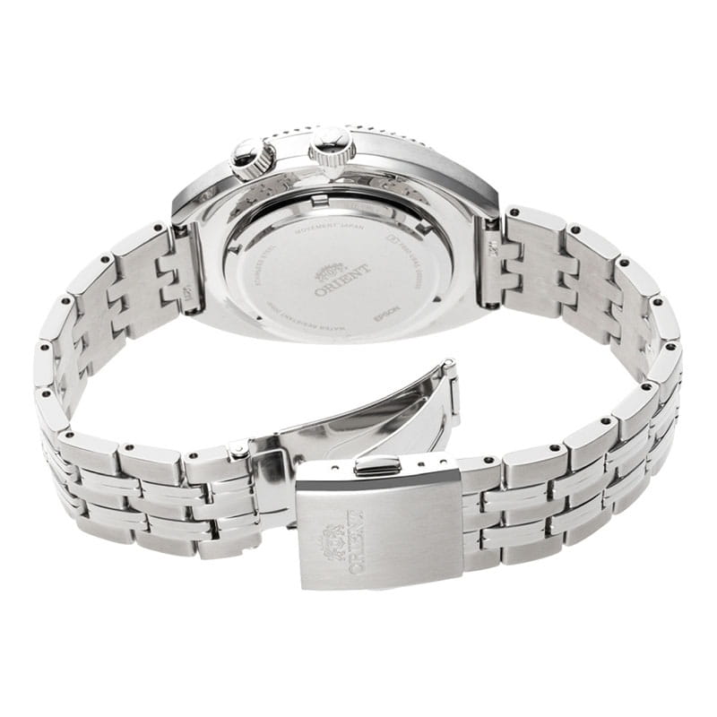 Orient Neo Classic Sports RA-AA0E05B19B - zapięcie motylkowe stalowej bransolety