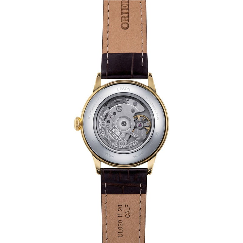 Orient Classic Automatic RA-AC0M01S10B - przeszklony dekiel zegarka automatycznego