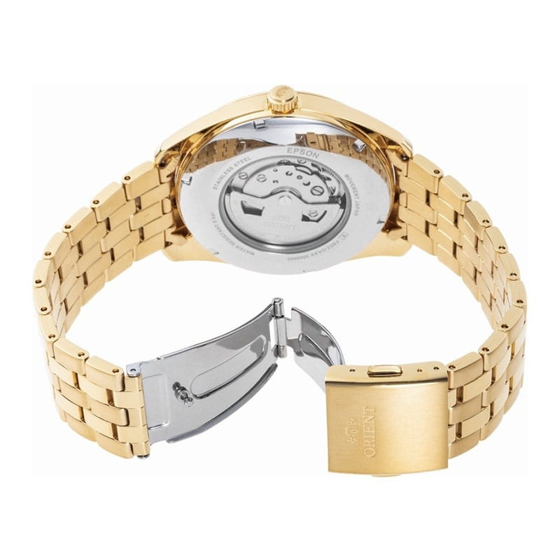 Orient Multi Year Calendar RA-BA0001G10B - stalowa bransoleta z zapięciem motylkowym