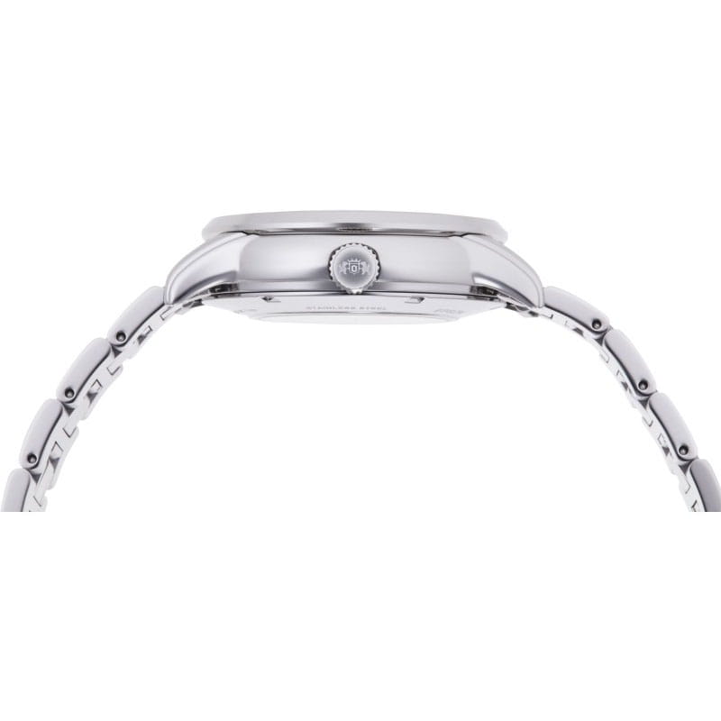 Orient Classic Sun & Moon Open Heart RA-AS0008B10B - profil zegarka wraz z koronką