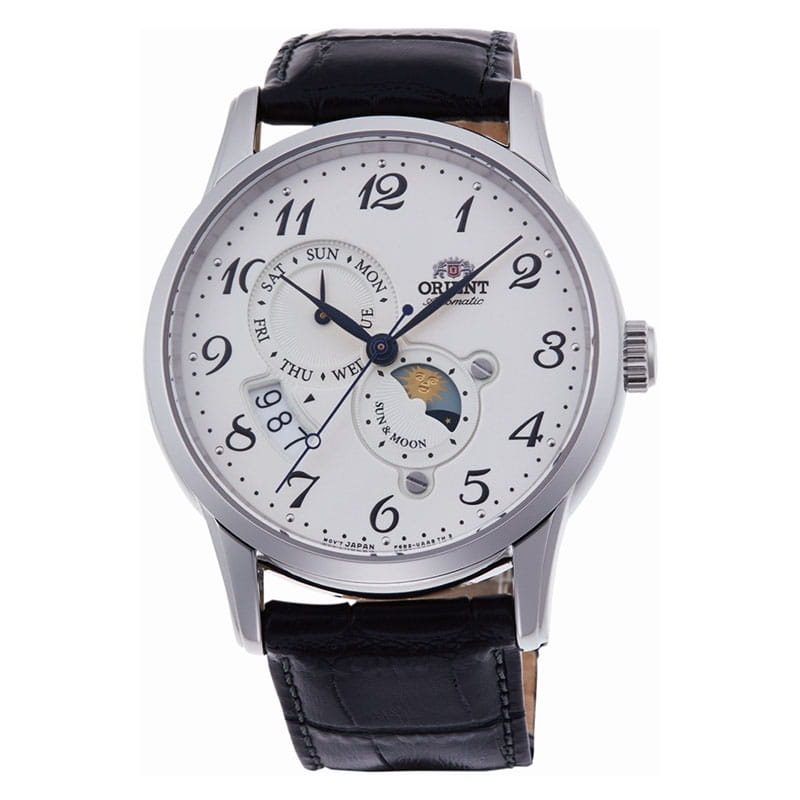 Orient Classic Sun & Moon RA-AK0003S10B - zegarek automatyczny ze wskazaniem dnia i nocy
