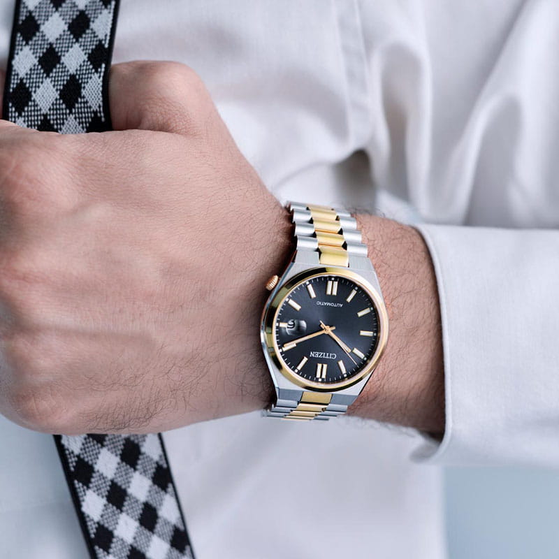 Citizen Mechanical Tsuyosa NJ0154-80H zegarek na ręku