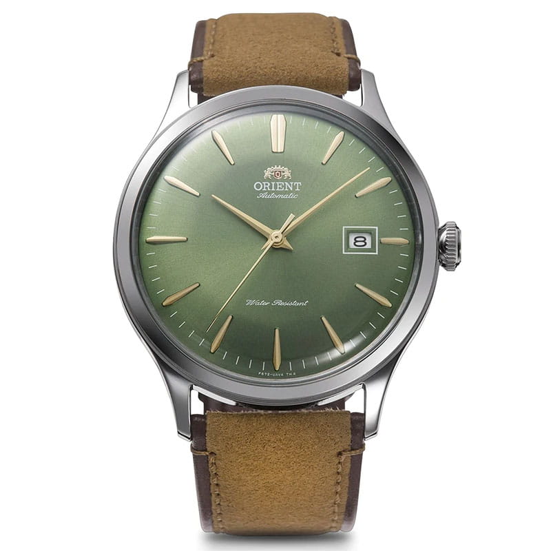 Orient Bambino Automatic RA-AC0P01E10B - klasyczny automat z zieloną tarczą