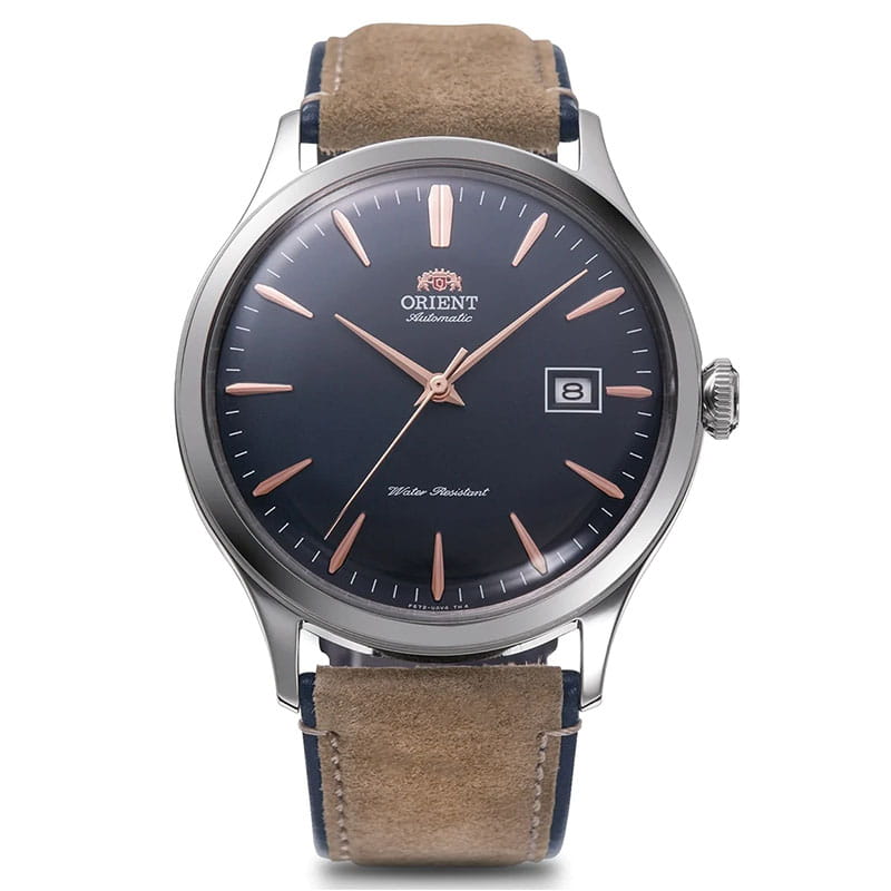 Orient Bambino Automatic RA-AC0P02L10B – klasyczny automat z jasnogranatową tarczą