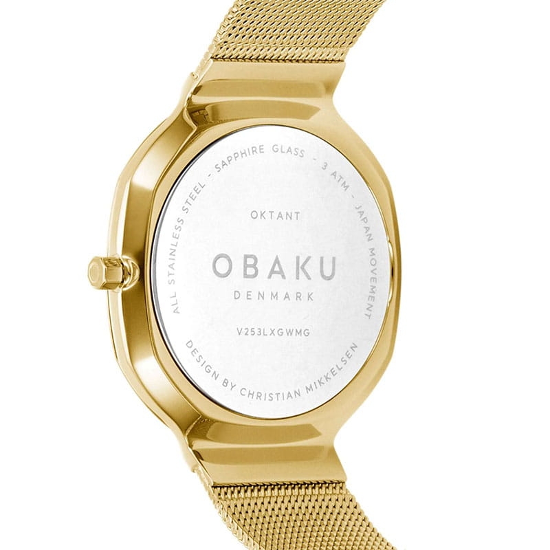 Obaku Oktant Lille Gold V253LXGWMG Twoje Zegarki