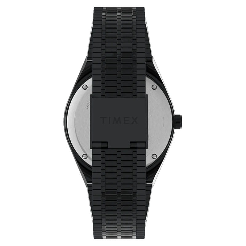 Timex Q Timex Reissue TW2U61600 - czarna stalowa bransoleta z zapięciem na zatrzask