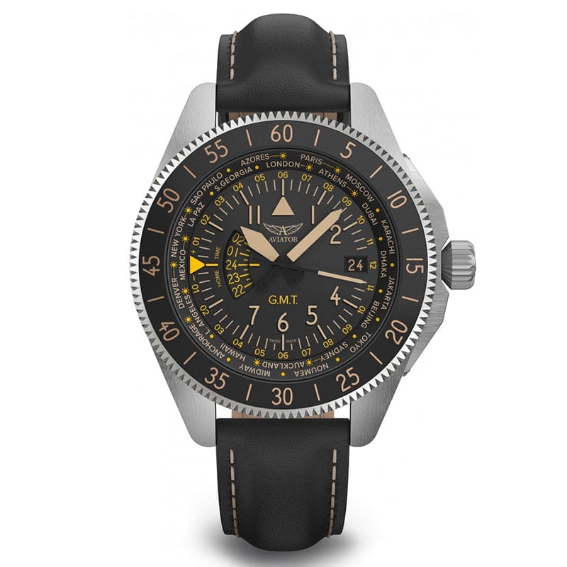 Aviator Airacobra GMT V.1.37.0.303.4 Twoje Zegarki
