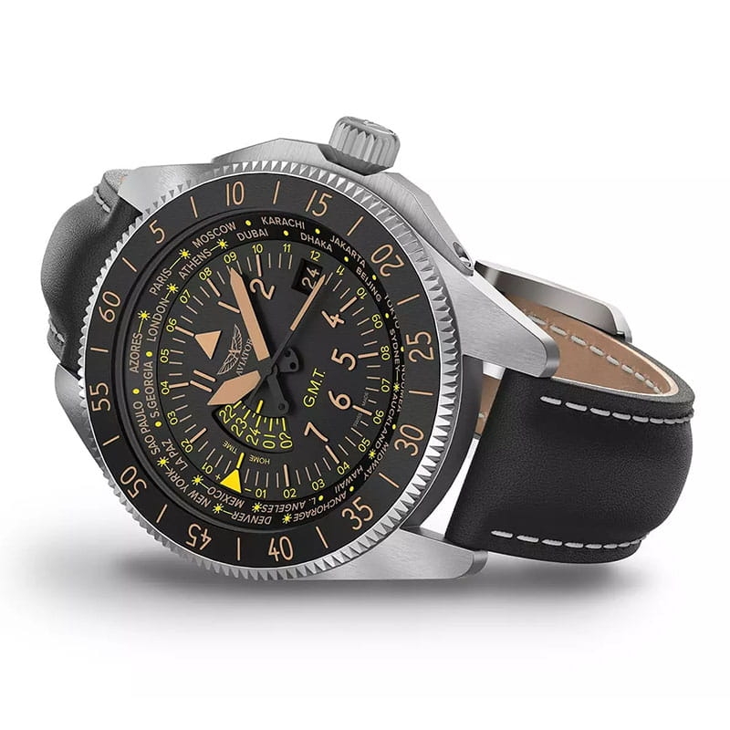 Aviator Airacobra GMT V.1.37.0.303.4 Twoje Zegarki