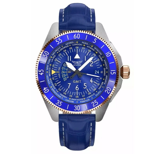 Zegarek Aviator Airacobra GMT V.1.37.3.308.4