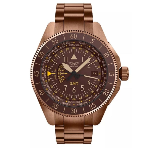 Zegarek Aviator Airacobra GMT V.1.37.8.306.5