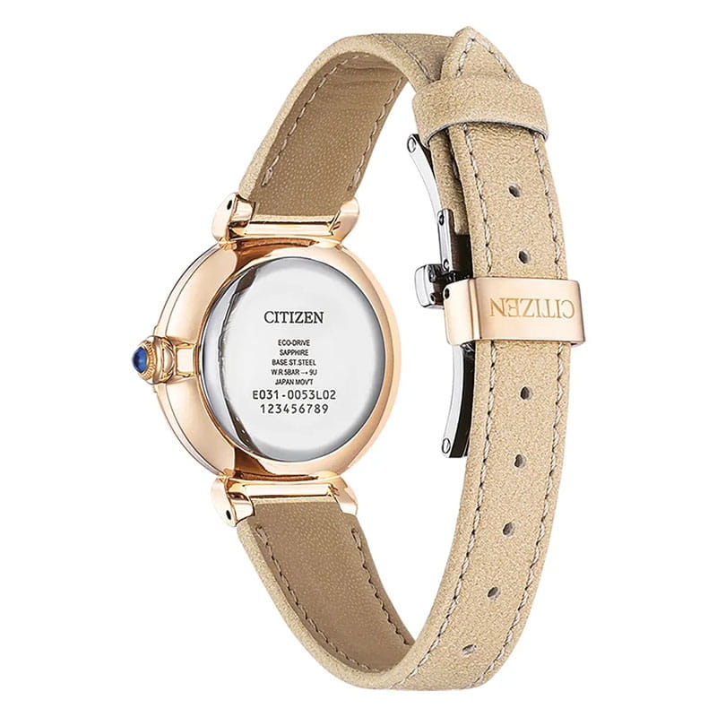 Citizen L May Bells EM1073-18D tył zegarka