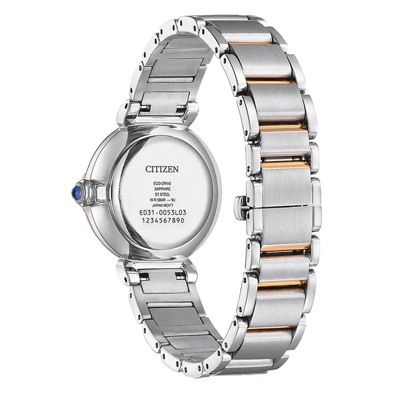 Citizen L May Bells EM1074-82D tył zegarka