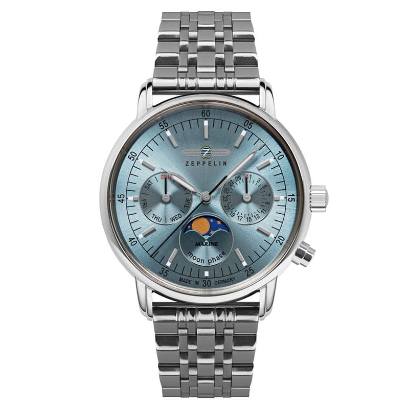 Zeppelin LZ 14 Marine Moon Phase 8637M-3 Twoje Zegarki