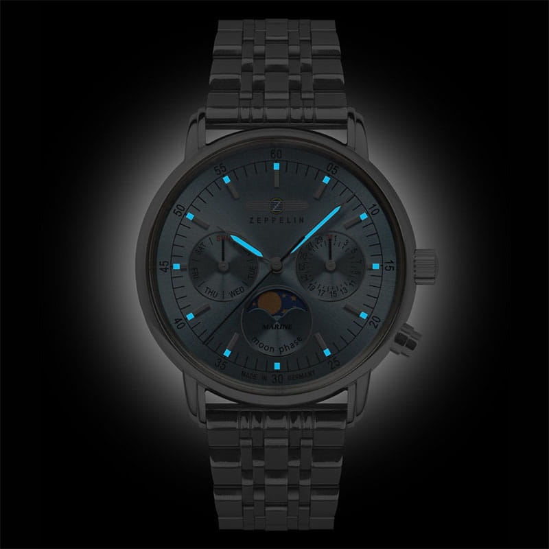Zeppelin LZ 14 Marine Moon Phase 8637M-3 Twoje Zegarki