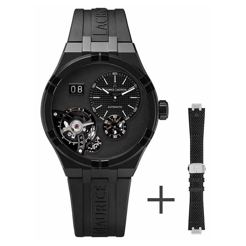 Maurice Lacroix Aikon Master Grand Date AI6118-DLB0B-330-2 na pasku silikonowym