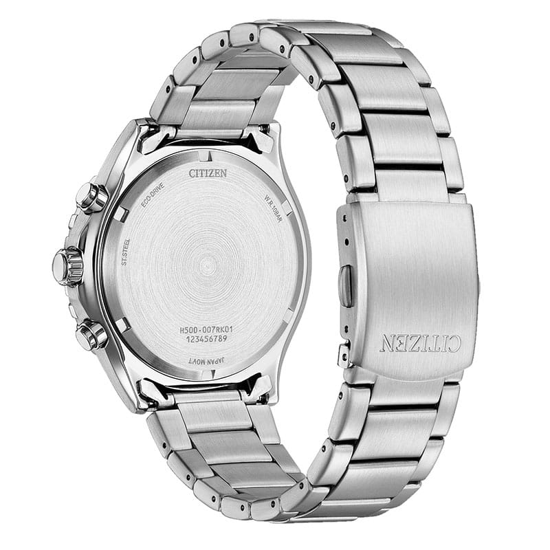 Citizen Sport Chronograph AT2568-82E tył zegarka