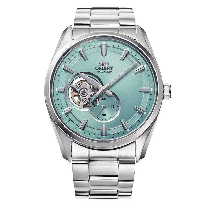 Orient Stretto Semi Skeleton RA-AR0009L10B - zegarek automatyczny z widoczną częścią mechanizmu oraz małym sekundnikiem