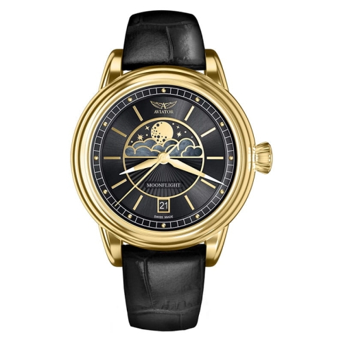 Zegarek Aviator Douglas Moonflight V.1.33.1.344.4