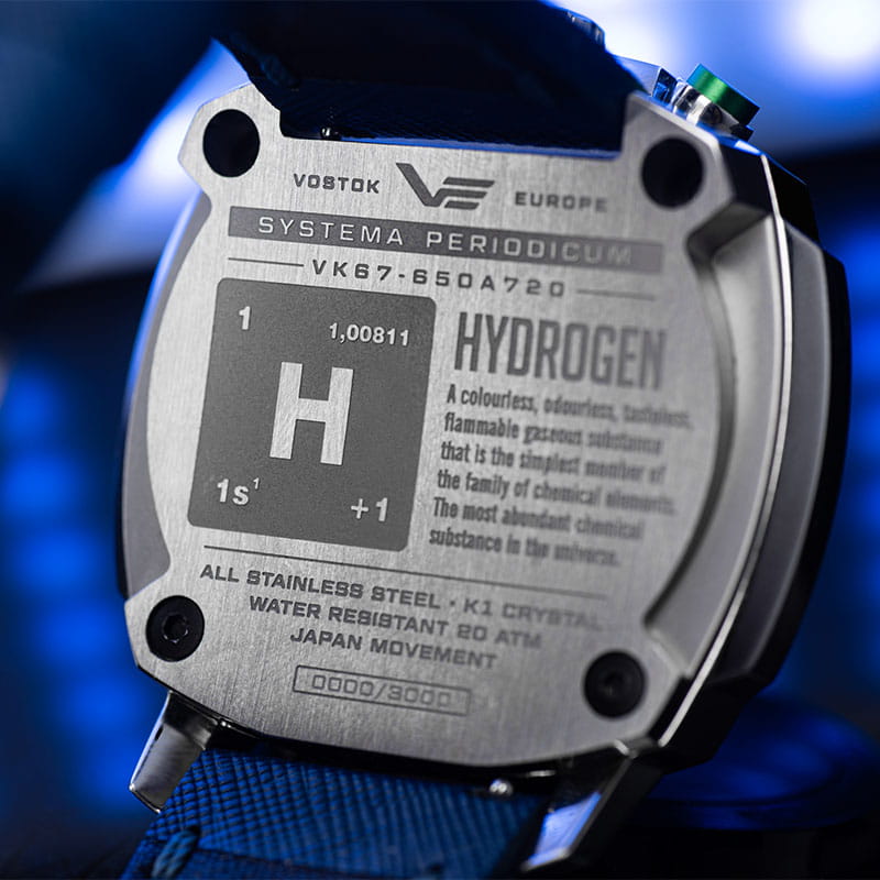 Vostok Europe Systema Periodicum Hydrogen VK67-650A720 Twoje Zegarki