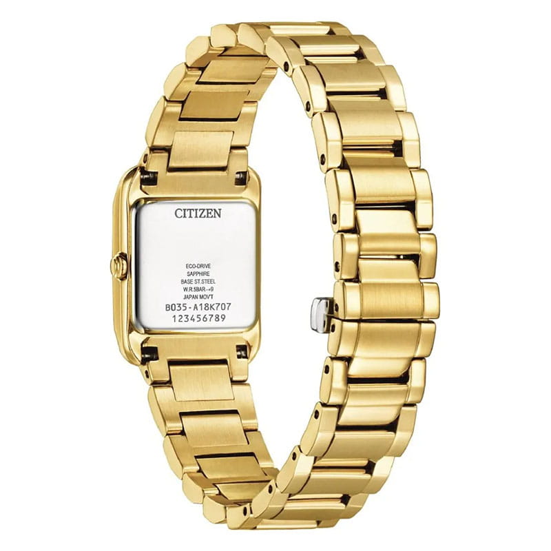 Citizen L Square EW5602-81D tył zegarka