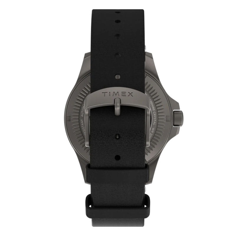 Timex Expedition Field Post Titanium Automatic TW2V54000 - skórzany pasek Ecco DriTan™ z zapięciem na klamrę