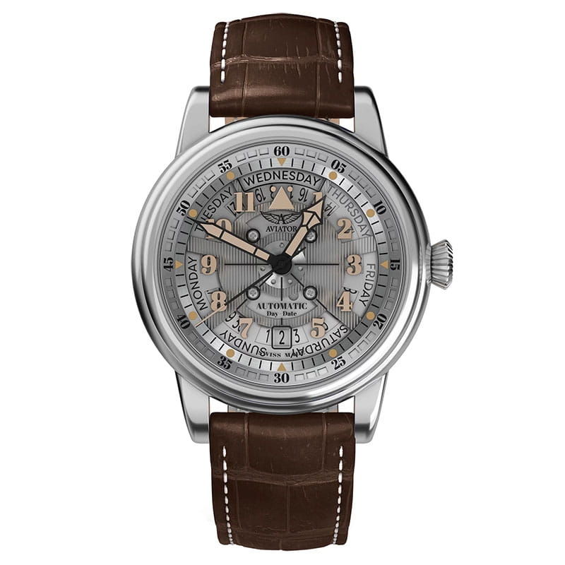 Aviator Douglas Day Date Meca 41 V.3.36.0.286.4 Twoje Zegarki