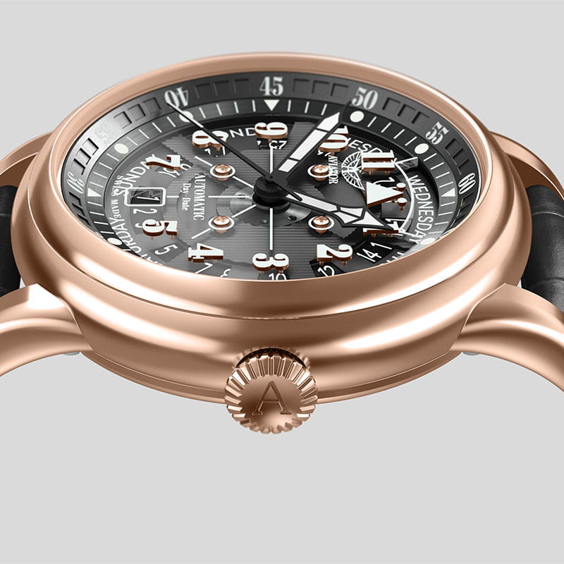 Aviator Douglas Day Date Meca 41 V.3.36.2.285.4 Twoje Zegarki