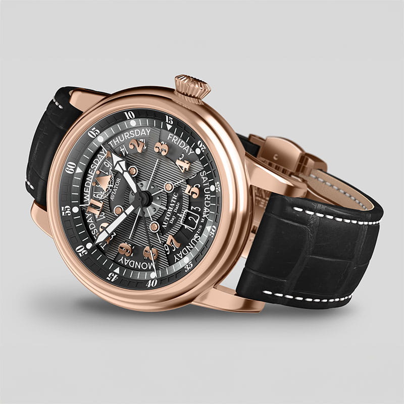 Aviator Douglas Day Date Meca 41 V.3.36.2.285.4 Twoje Zegarki