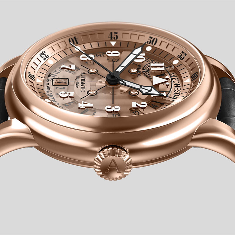 Aviator Douglas Day Date Meca 41 V.3.36.2.288.4 Twoje Zegarki