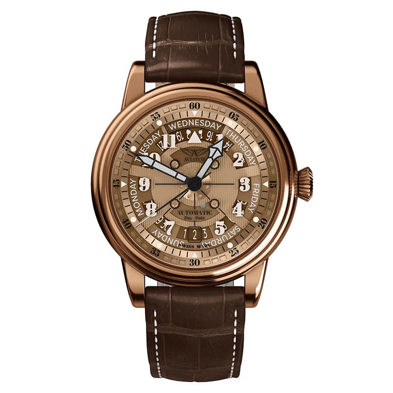 Aviator Douglas Day Date Meca 41 V.3.36.8.290.4 Twoje Zegarki