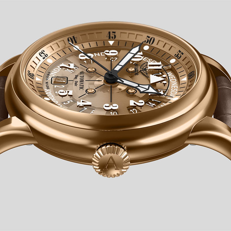 Aviator Douglas Day Date Meca 41 V.3.36.8.290.4 Twoje Zegarki