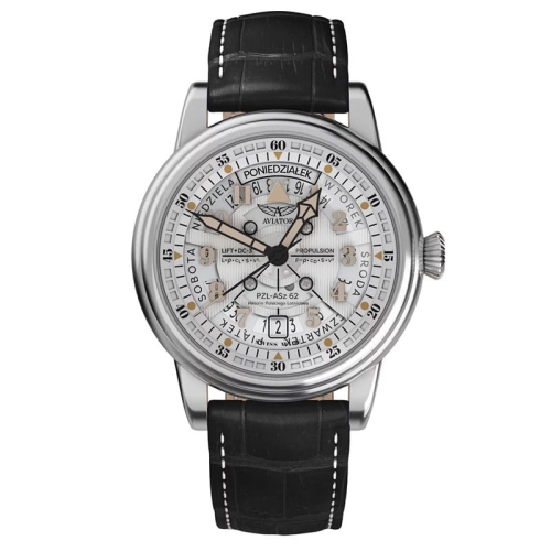 Zegarek Aviator Douglas Day Date Meca 41 Polish Limited Edition V33602934PL