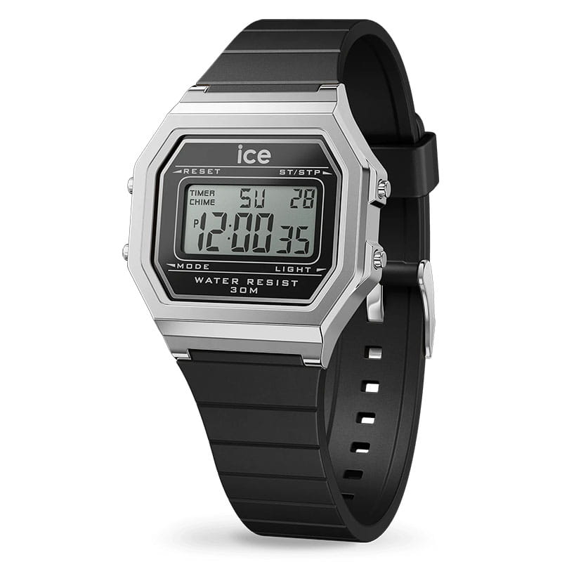 Ice Watch Digit Retro Black Silver 022063 Twoje Zegarki