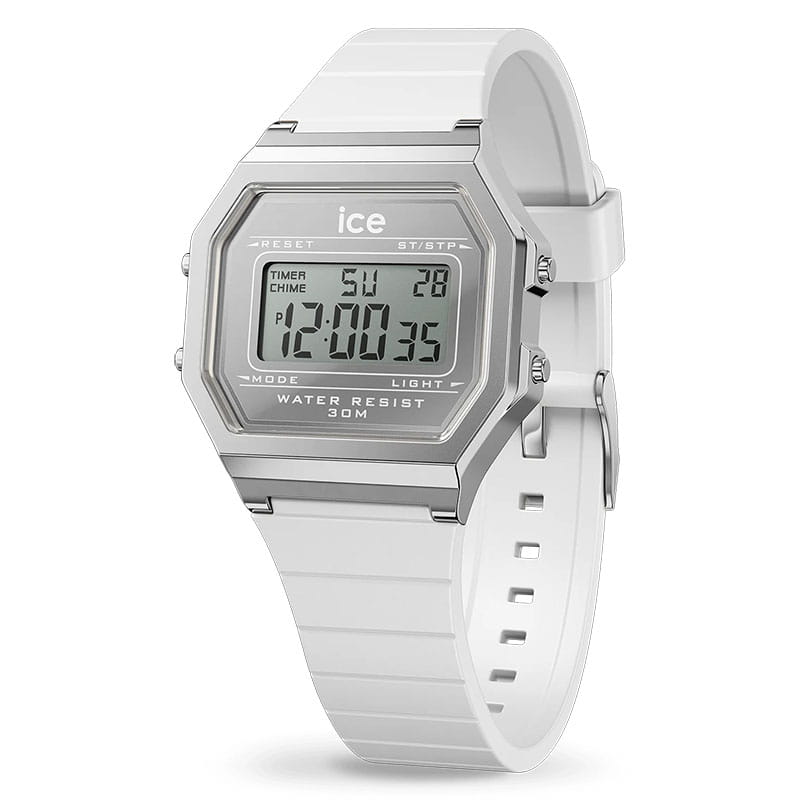 Ice Watch Digit Retro Metal White Silver 022734 Twoje Zegarki