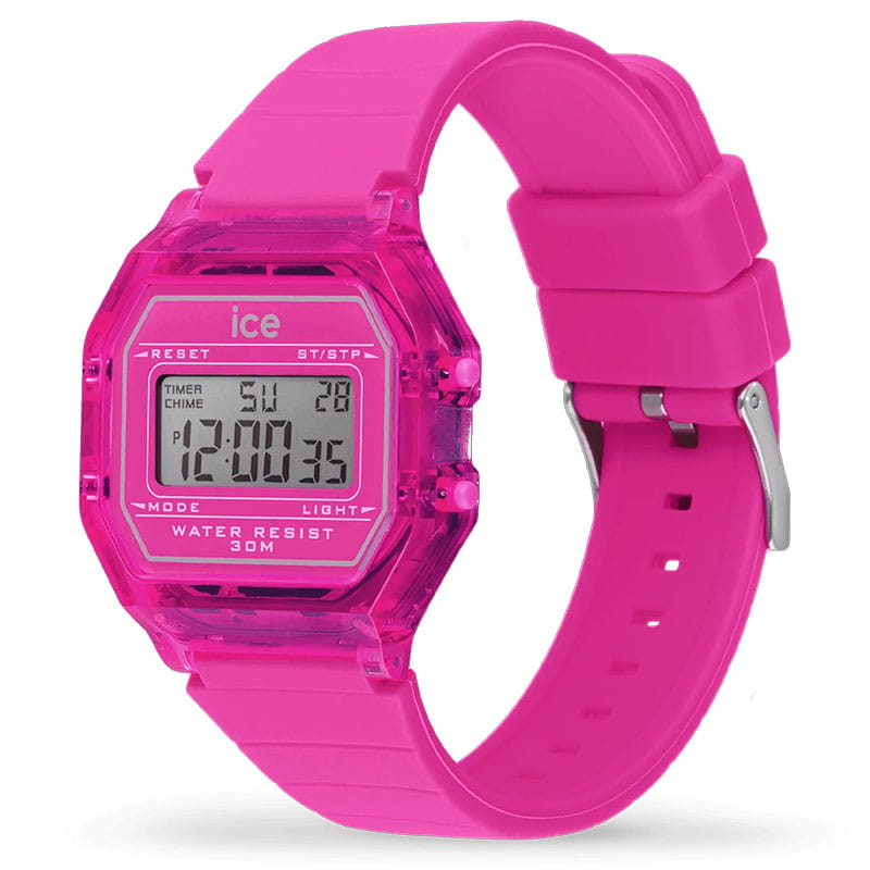 Ice Watch Digit Retro Neon Pink Clear 022887 Twoje Zegarki
