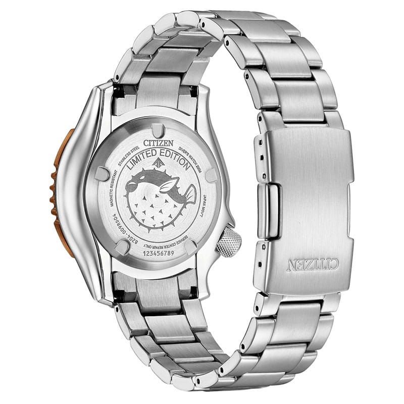 Citizen Promaster Marine Limited Edition NY0164-65XE tył zegarka