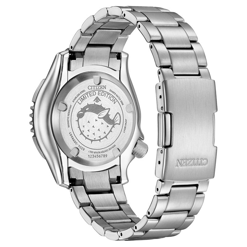 Citizen Promaster Marine Limited Edition NY0160-66EE tył zegarka