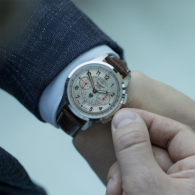 Aviator Heritage Chronograph Trimeter Polska Edycja V.4.40.0.351.4 PL