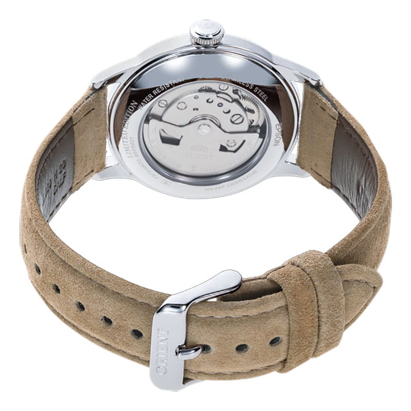 Orient Bambino Automatic Limited Edition RA-AC0M08Y10B - beżowy pasek ze skóry z zapięciem na klamrę