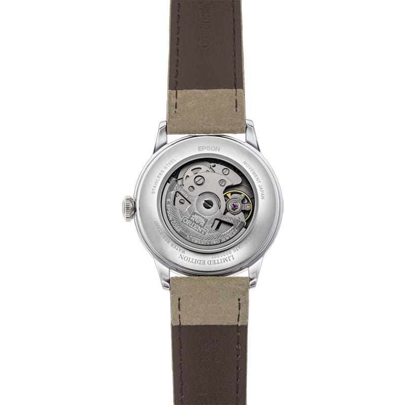 Orient Bambino Automatic Limited Edition RA-AC0M05G10B - przeszklony dekiel zegarka automatycznego