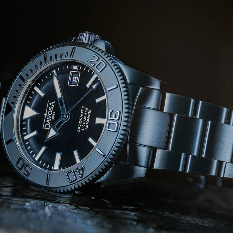 Davosa Argonautic 39 Automatic Monochrome Limited Edition 161.540.40 Twoje Zegarki