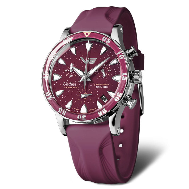 Vostok Europe Undine Cranberry Chronograph VK68-515A774 Twoje Zegarki