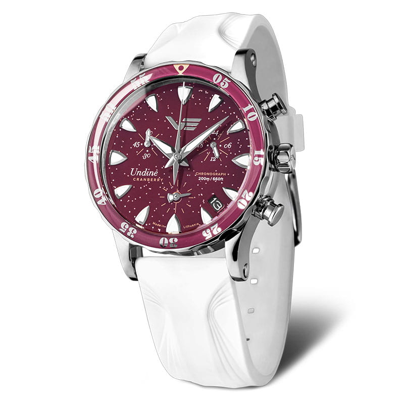 Vostok Europe Undine Cranberry Chronograph VK68-515A774 Twoje Zegarki